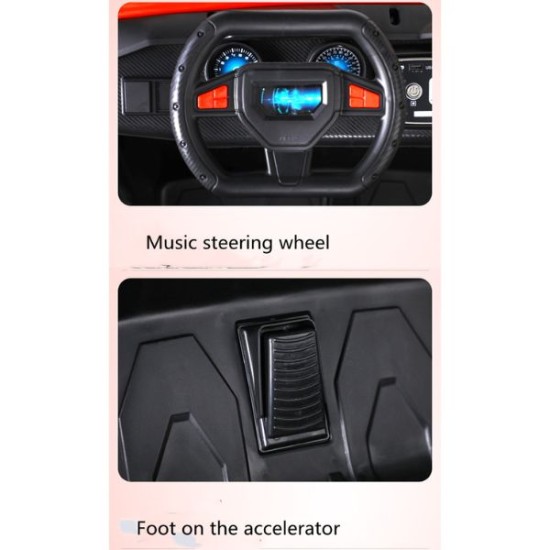 Big size double seat kids electric car